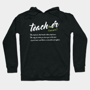 Teacher definitions Hoodie